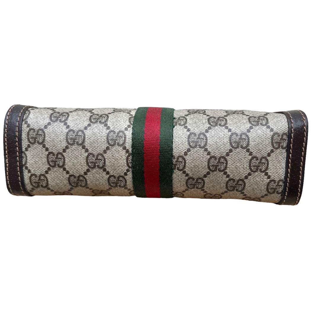 GUCCI クラッチバッグ セカンドバッグ シェリーライン GG レザー PVC