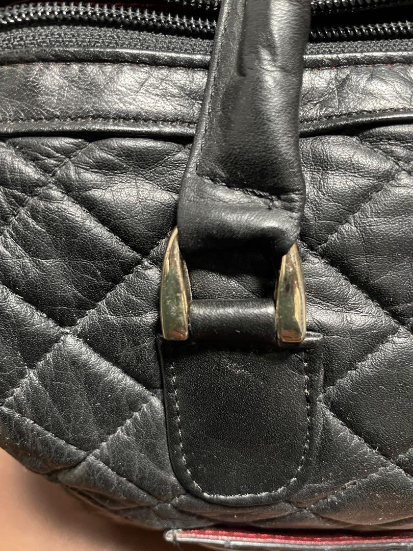 CHANEL シャネル マトラッセ ボストンバッグ ラムスキン