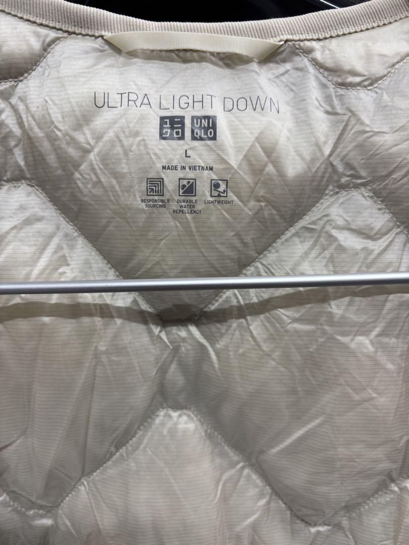 ユニクロ　ウルトラライトダウンロングベスト(L)&WARM PADDED(M)