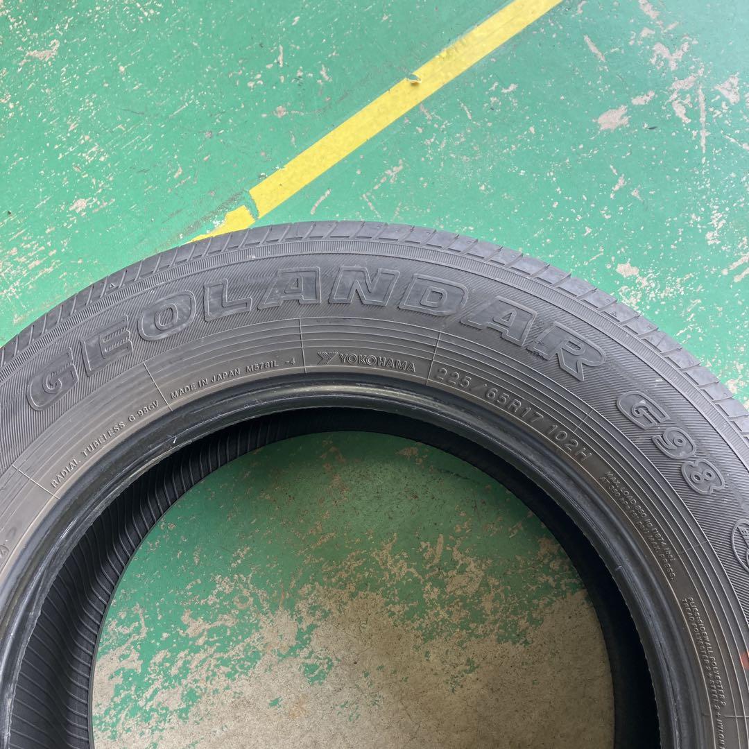 225/65R17 ヨコハマ GEOLANDAR G98 ４本セット