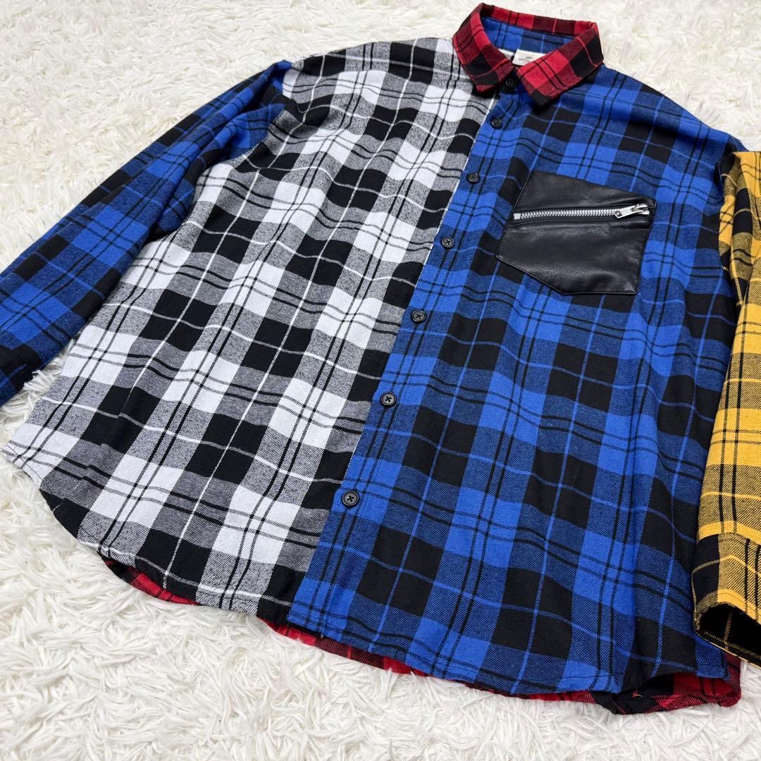 レア】ハミクマ チェック シャツ 2024 完売品 ネルシャツ USJ