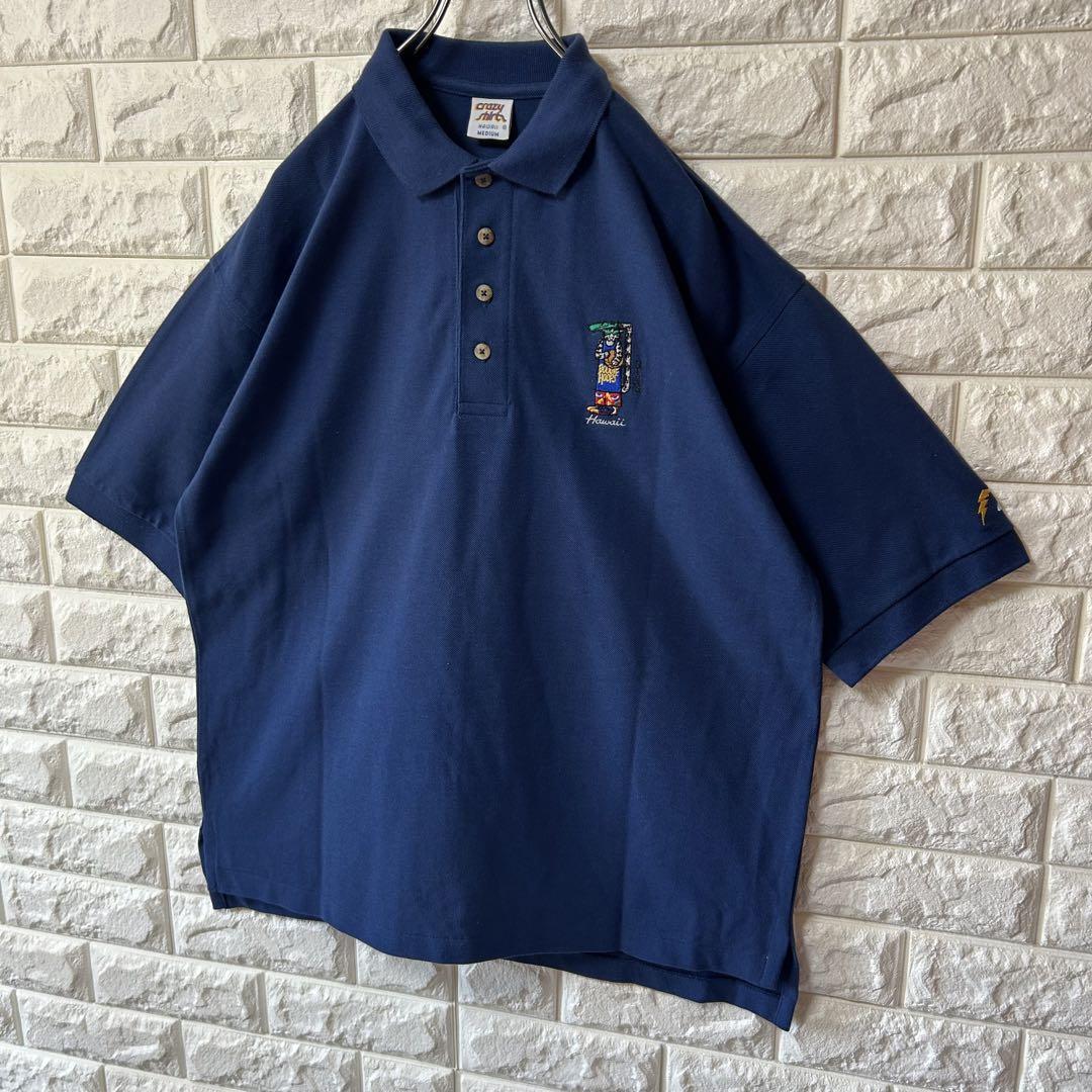 【CRAZY SHIRT】90s クレイジーシャツ ポロシャツ クリバンキャット