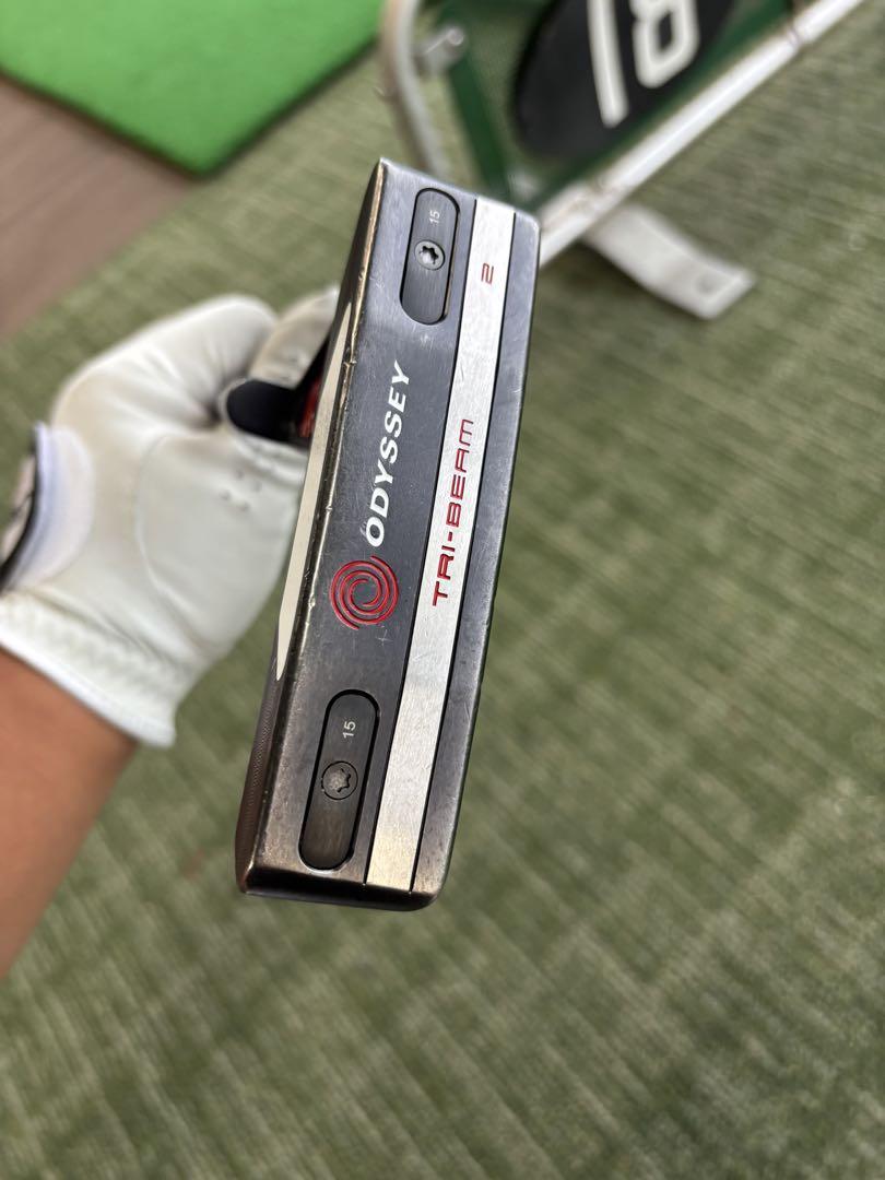 Odyssey Tri Beam 2 パター　　33インチ　ベットカバー有り