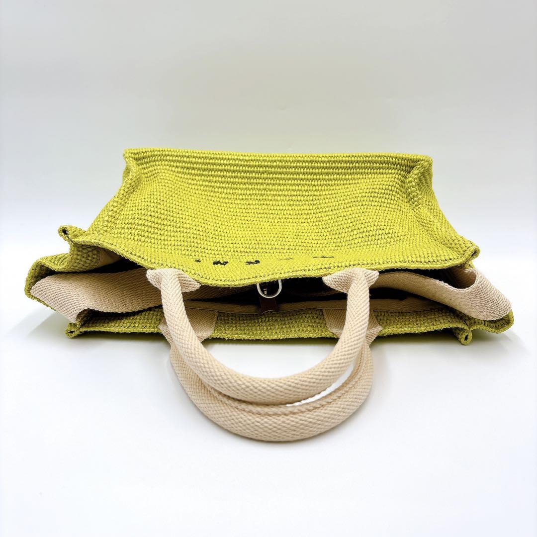美品 ＊ MARNI マルニ ラフィア 2WAY ハンド ショルダーバッグ