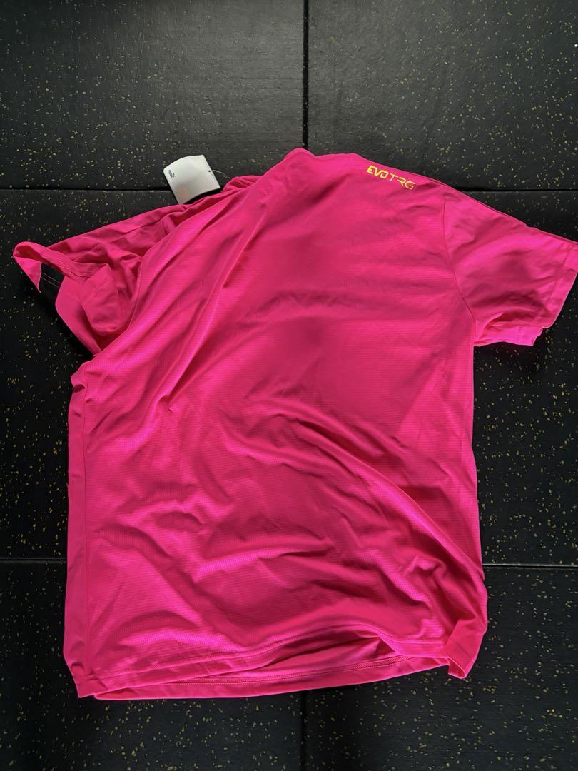 PUMA ピンク メッシュシャツ L