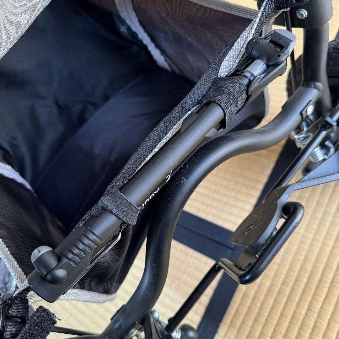 洗濯済みで安心♡美品★ココプレミア フロムバース　アースグレイ　レインカバー