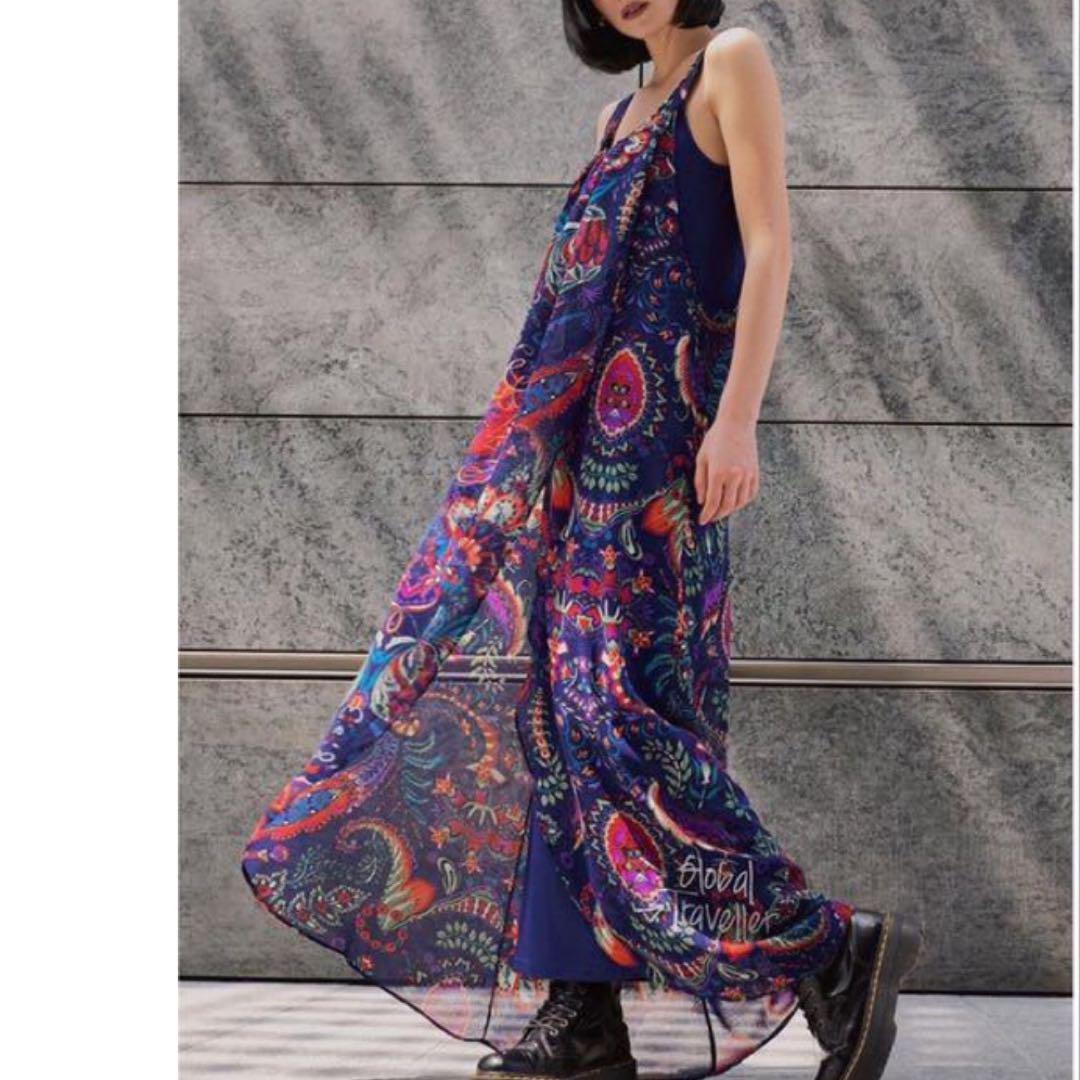 Desigual デシグアルEvita ストラップワンピース ワンピース　M