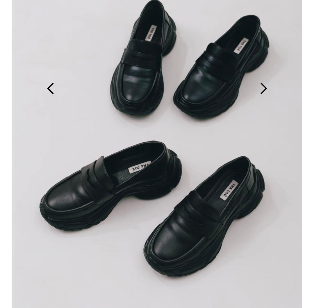 完売品《THETOE》Covent Loafer blackローファー