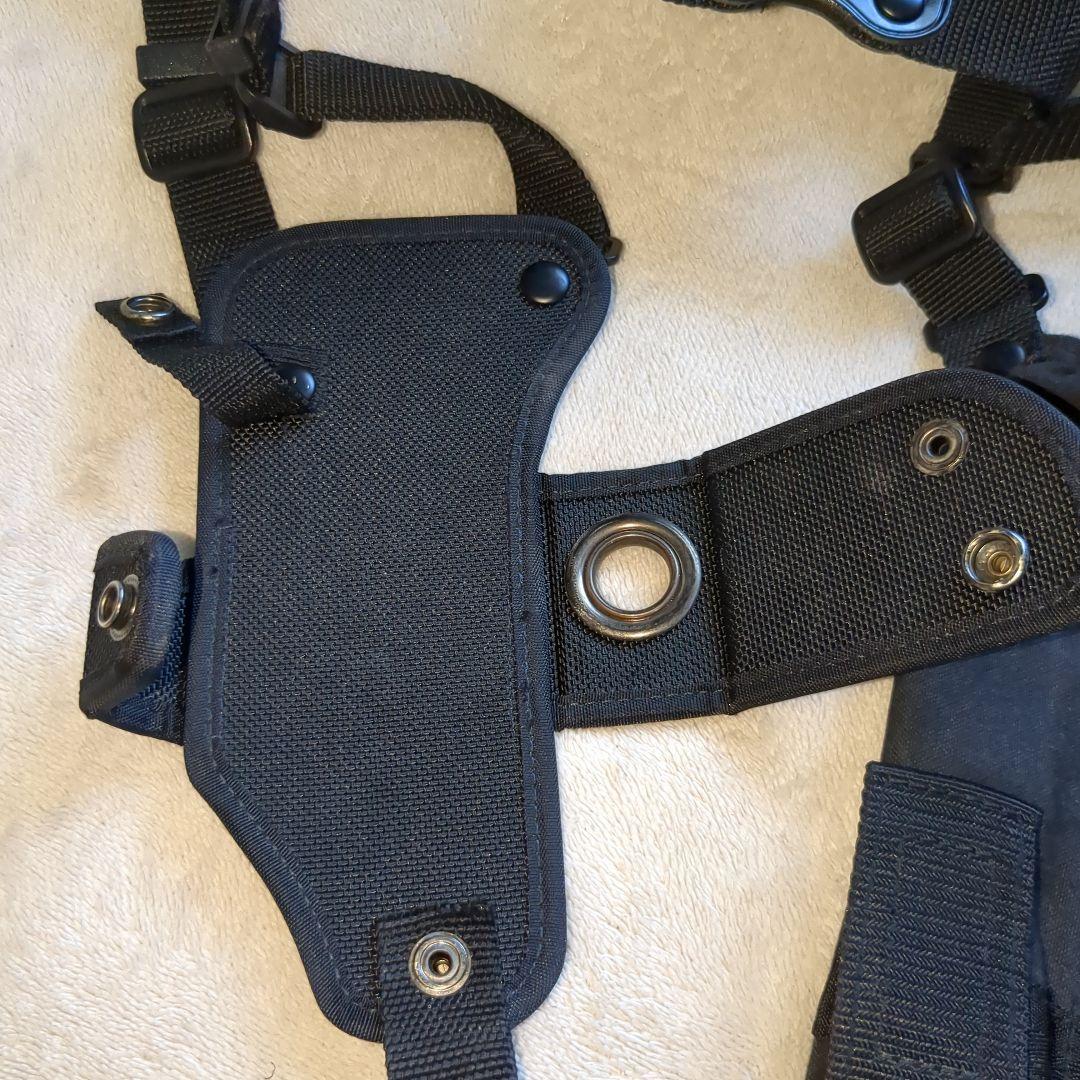 ウエスタンアームズ　両利きナイロンショルダーホルスター　イングラムm11 ウエスタンアームズ 両利きナイロンショルダーホルスター イングラム