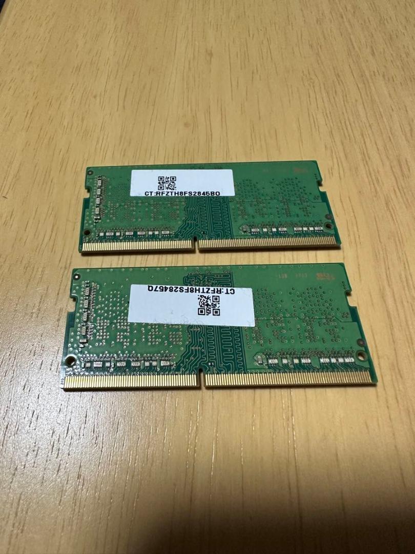 SAMSUNG 4GB PC4-2400T(2枚)8GB DDR4