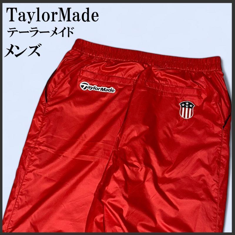 TaylorMade テーラーメイド ロング パンツ 裏メッシュ ゴルフ レッド