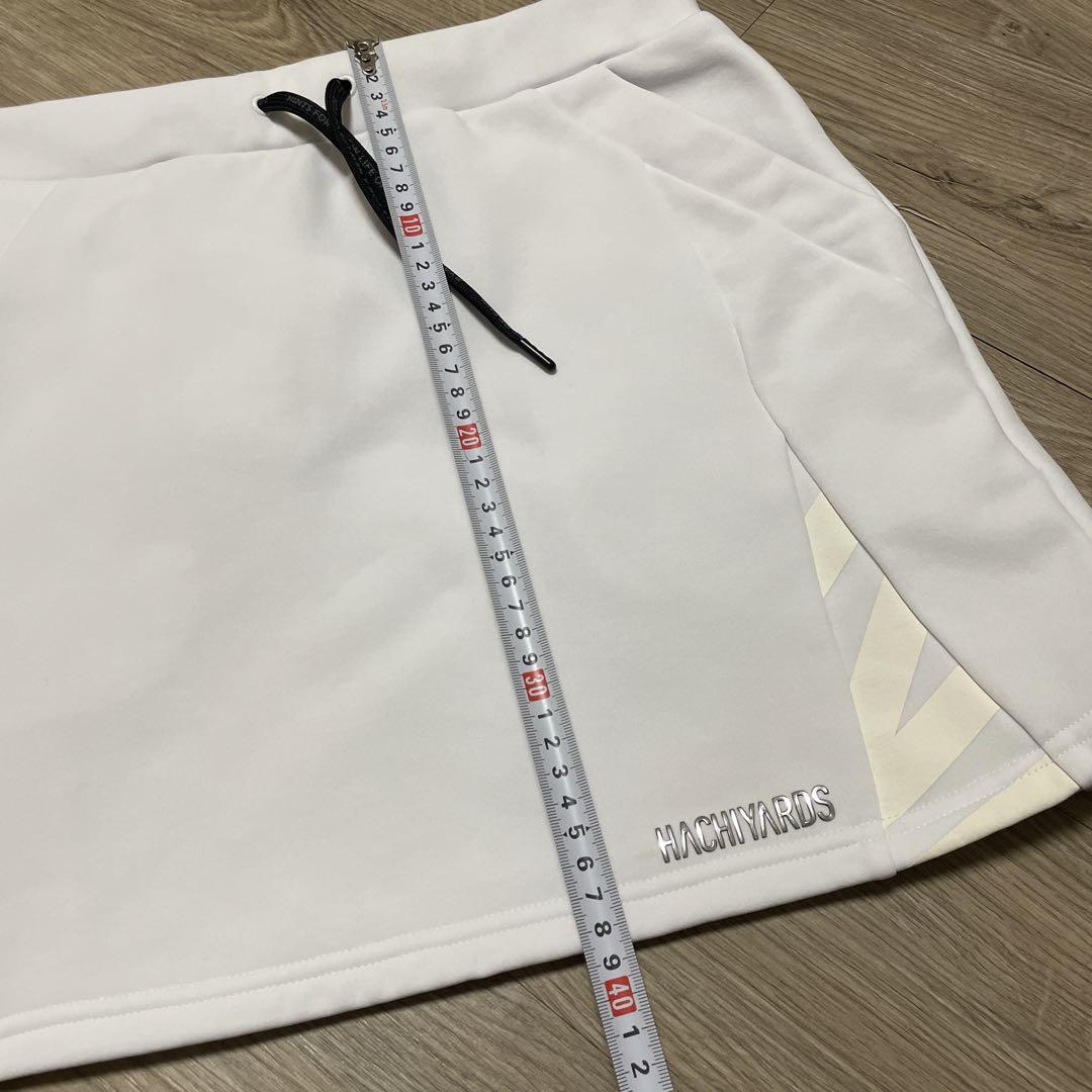 【美品】 8YARDS ハチヤーズ スウェット スカート ホワイト サイズL
