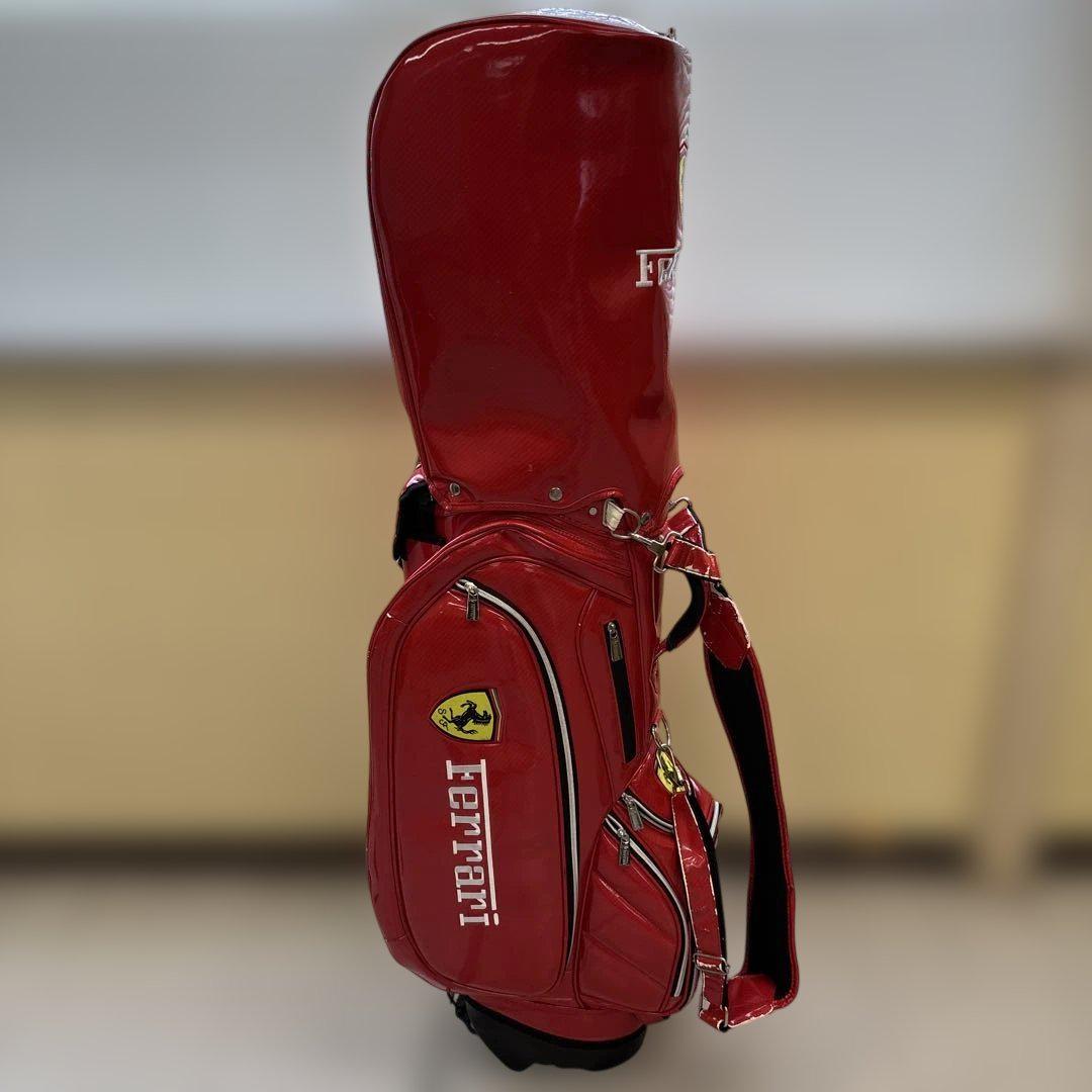 希少　Ferrari フェラーリ ゴルフ スタンドキャディバッグ　　レッド