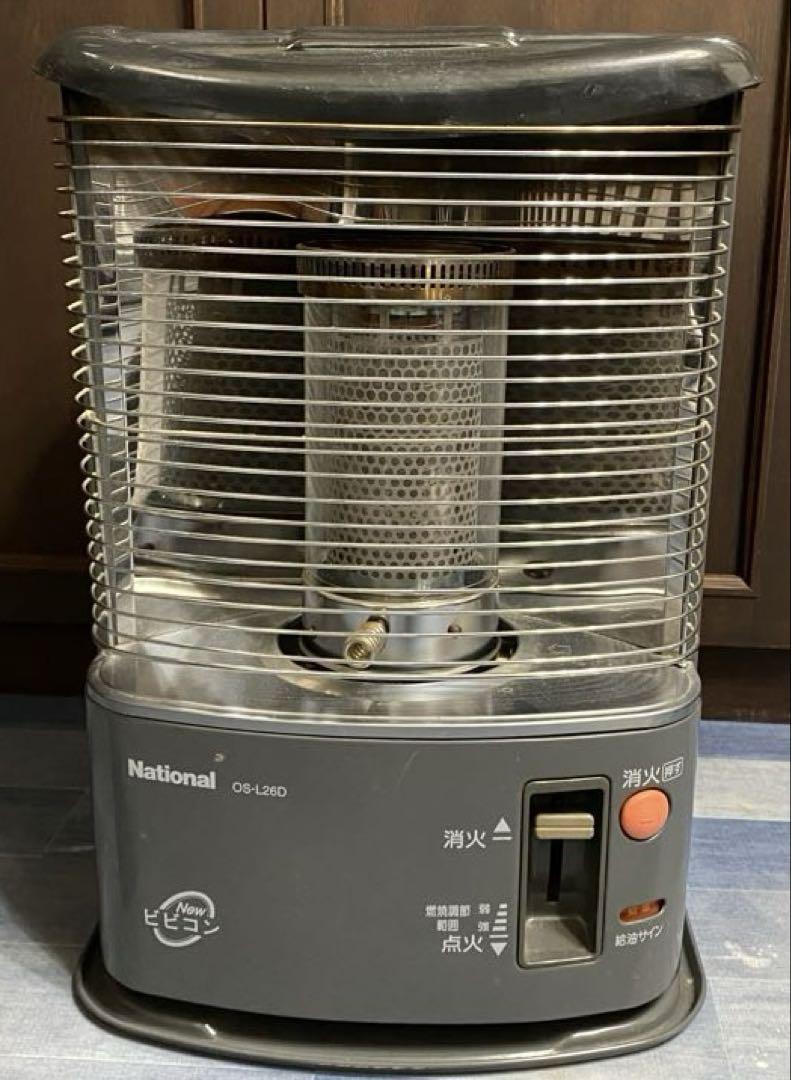 N1984 National 石油ストーブ OS-L26D 2000年製 N1984 National 石油ストーブ OS-L26D 2000年製