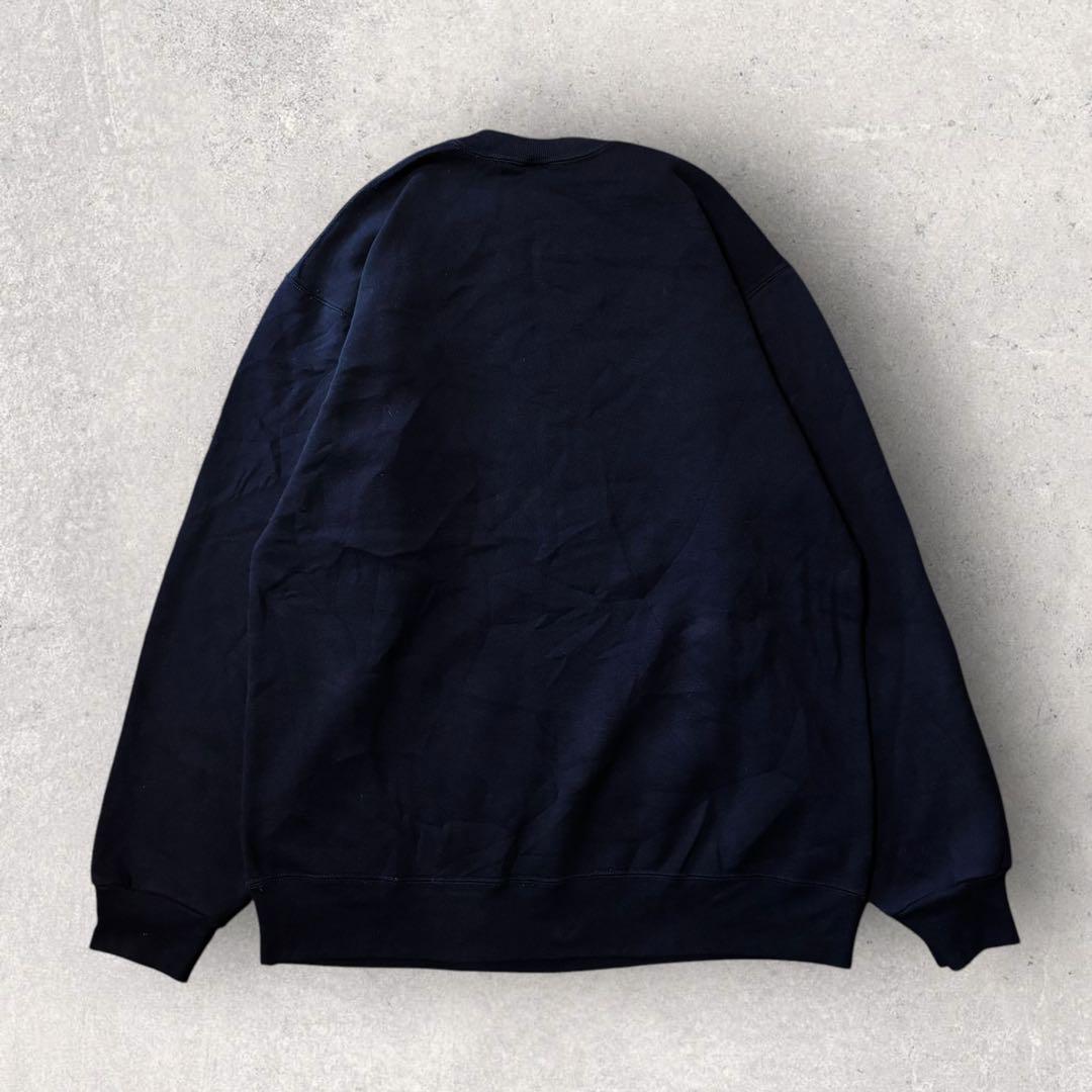 【ラッセルアスレチック】無地スウェット　2XL ネイビー　USA製　90s p