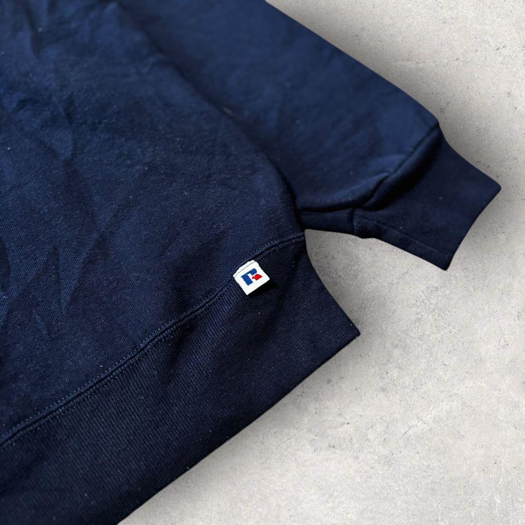 【ラッセルアスレチック】無地スウェット　2XL ネイビー　USA製　90s p