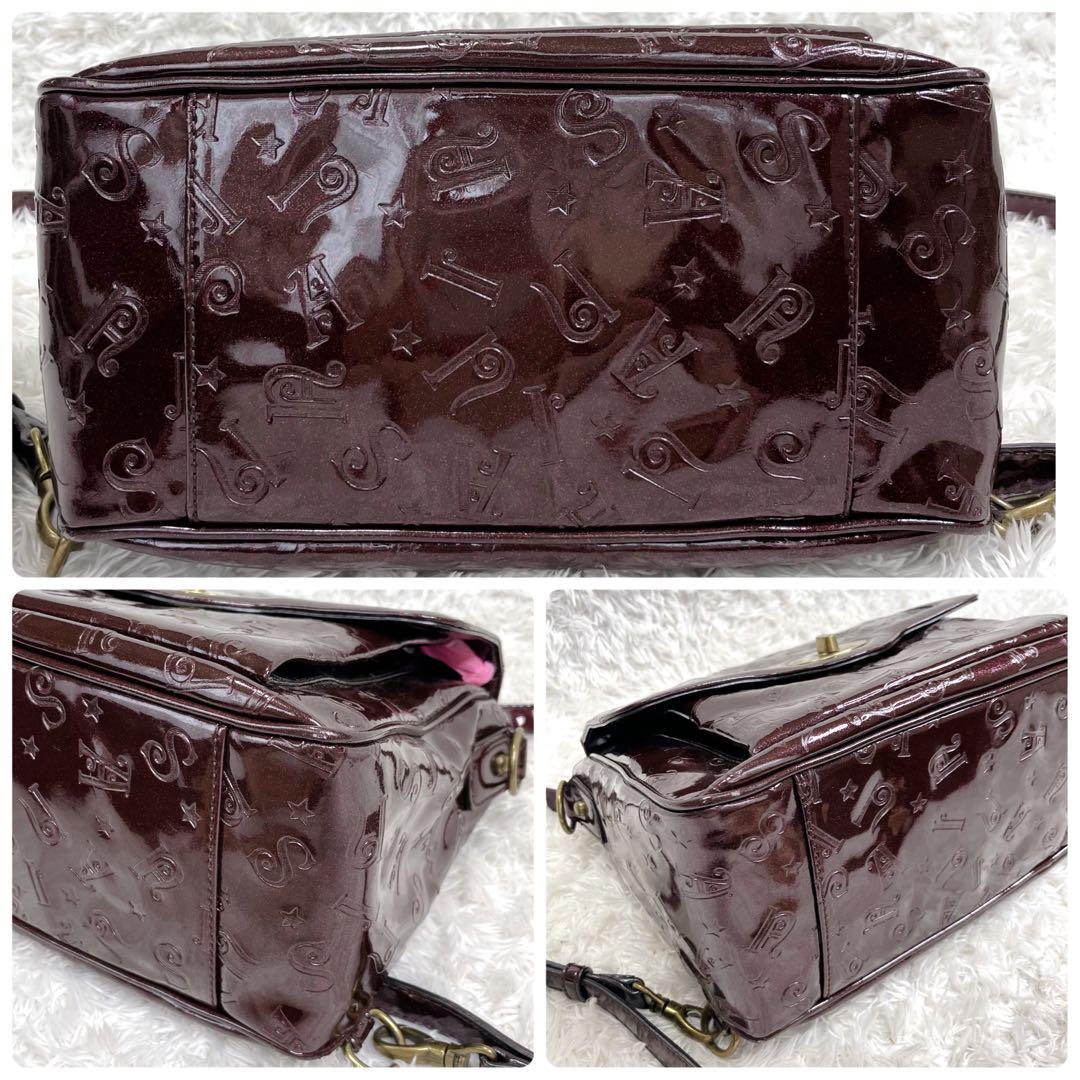 ANNA SUI　アナスイ　3way リュック　ショルダーバッグ　ターンロック