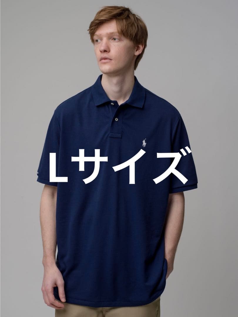 シルバーピーチ ロンハーマン 別注 ラルフローレンポロシャツ Lサイズ