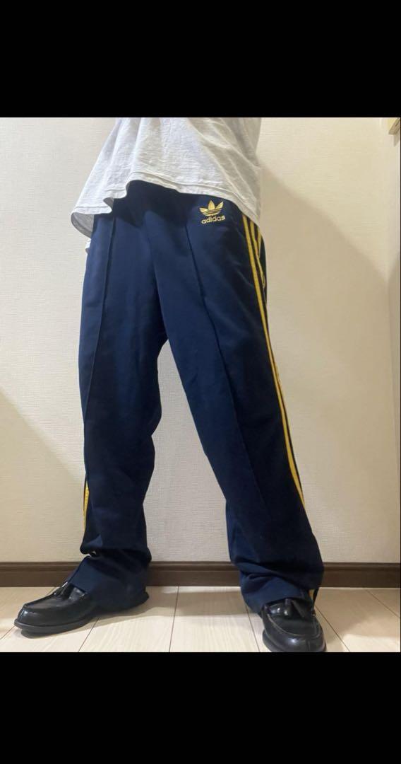 adidas アディダス ジャージ ロゴ刺繍 パンツ 在原みゆ紀