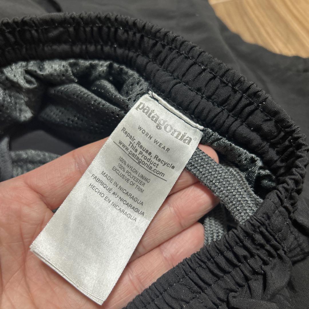 patagonia 黒 ショートパンツ　パタゴニア　バギーズショーツ
