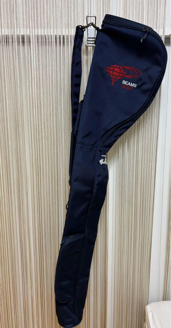 BEAMS GOLF ゴルフバッグ ネイビー クラブケース キャディバッグ