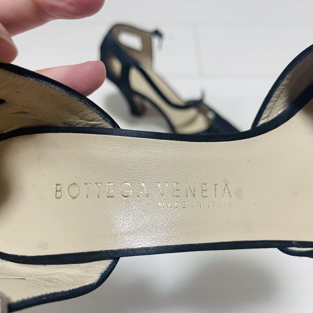 BOTTEGA VENETA ボッテガ ヴェネタ 編み込みミュール 中ヒール