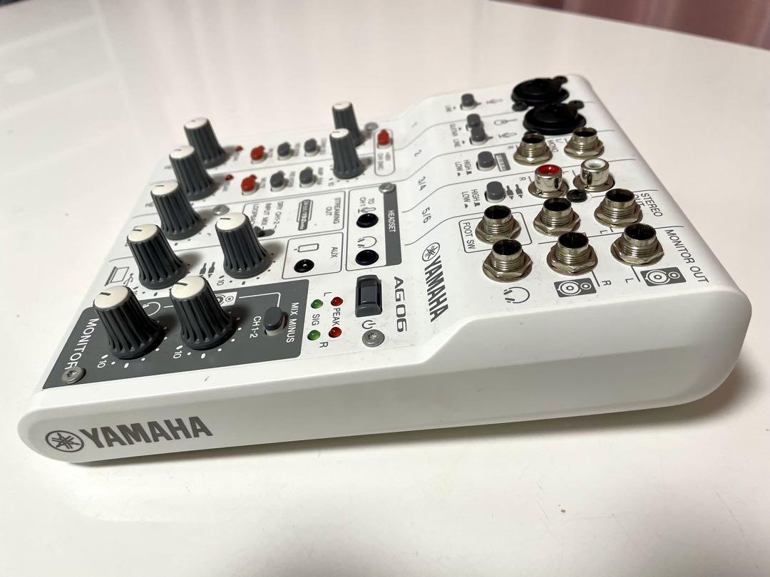 【ジャンク】YAMAHA AG06 アナログミキサー ヤマハ - ステレオミキサー AG06 ジャンク品の通販 by たなか's