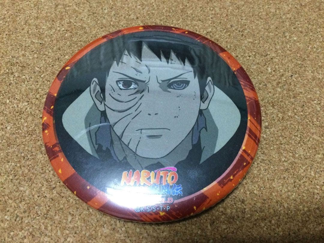 NARUTO オビト 缶バッジ傷や汚れあり