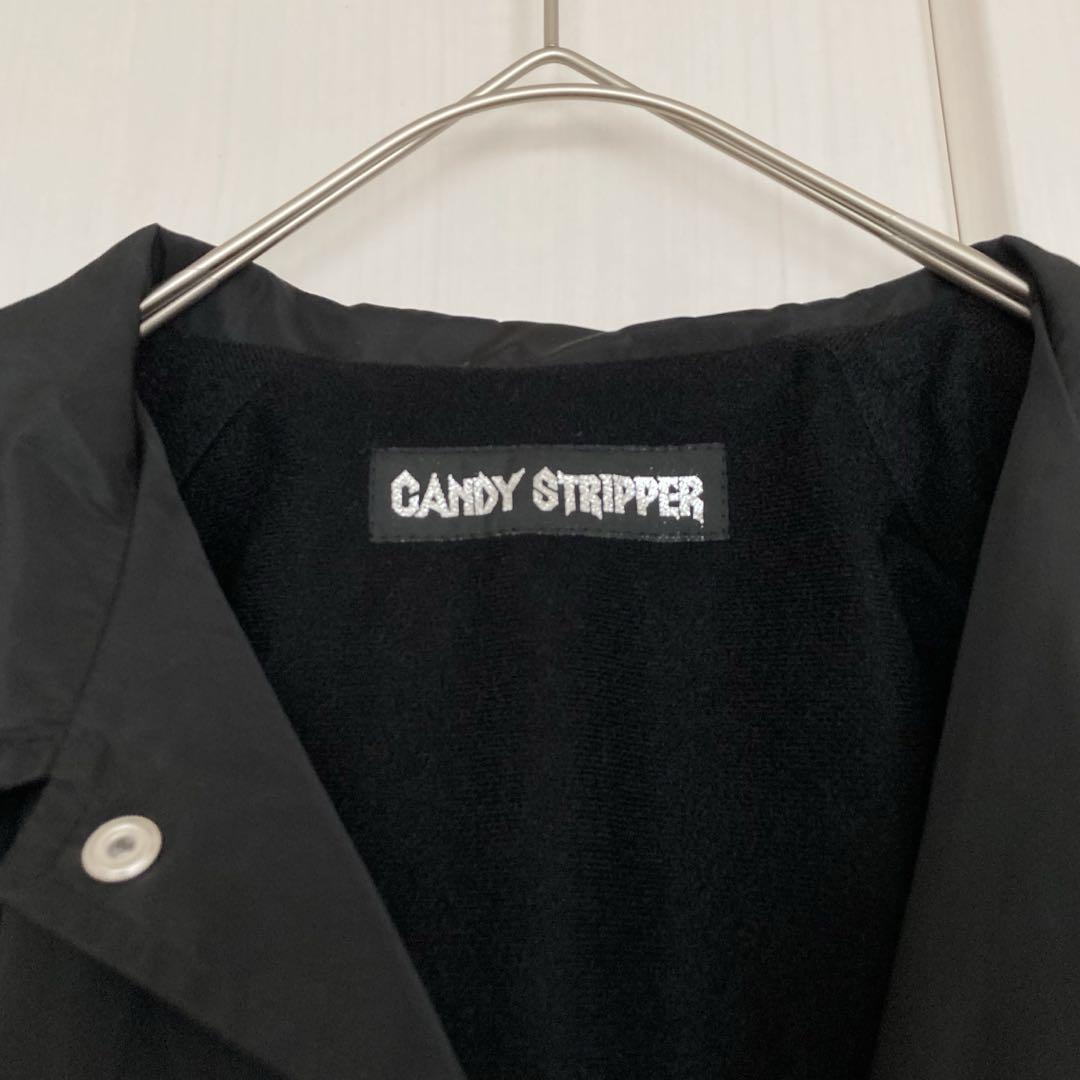 CANDY STRIPPER キャンディストリッパー コーチジャケット 黒