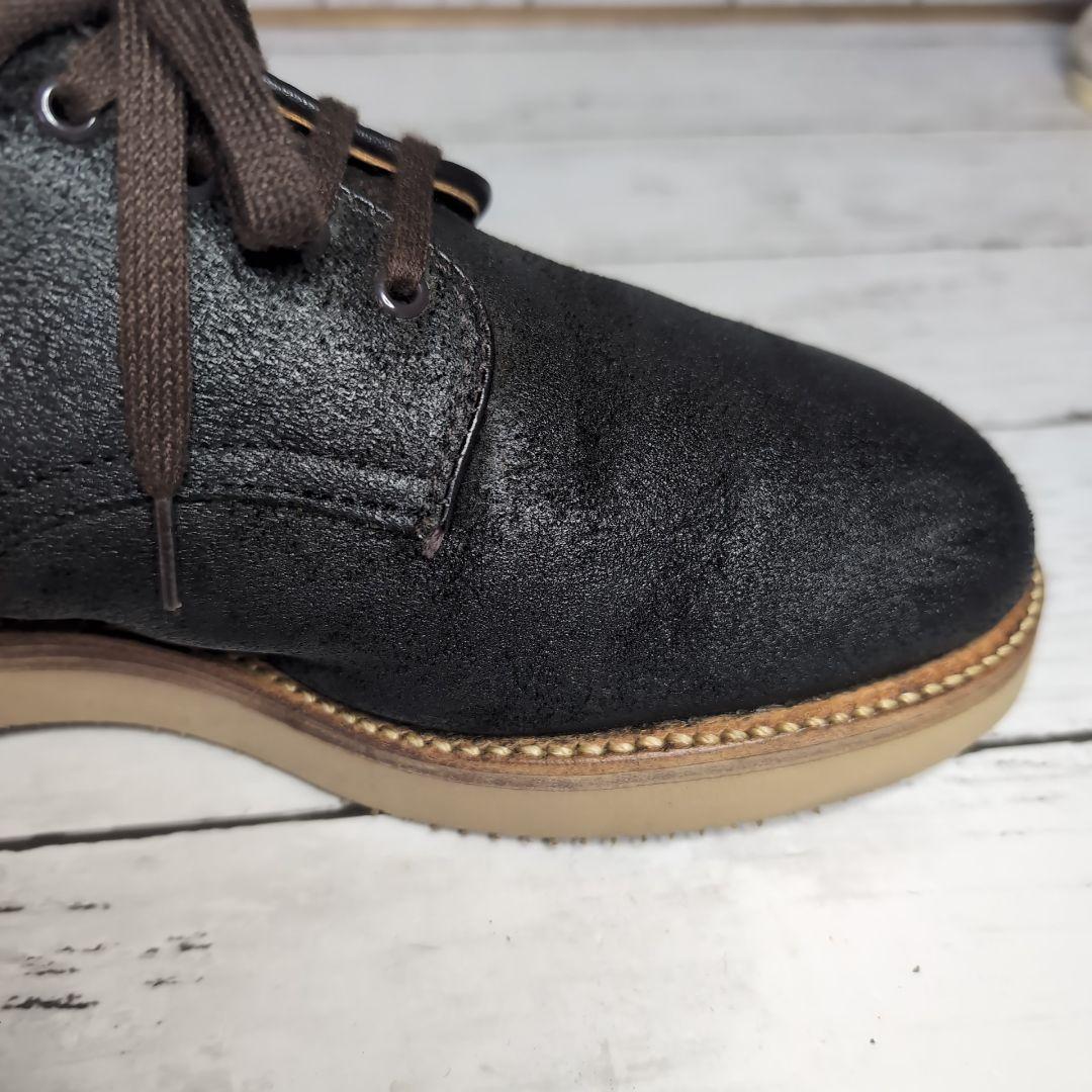 【レア】ALDEN バケッタレザープレーントゥレザーシューズ49085 26cm