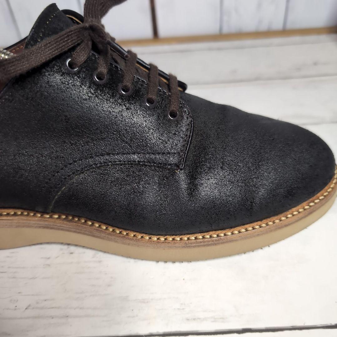 【レア】ALDEN バケッタレザープレーントゥレザーシューズ49085 26cm