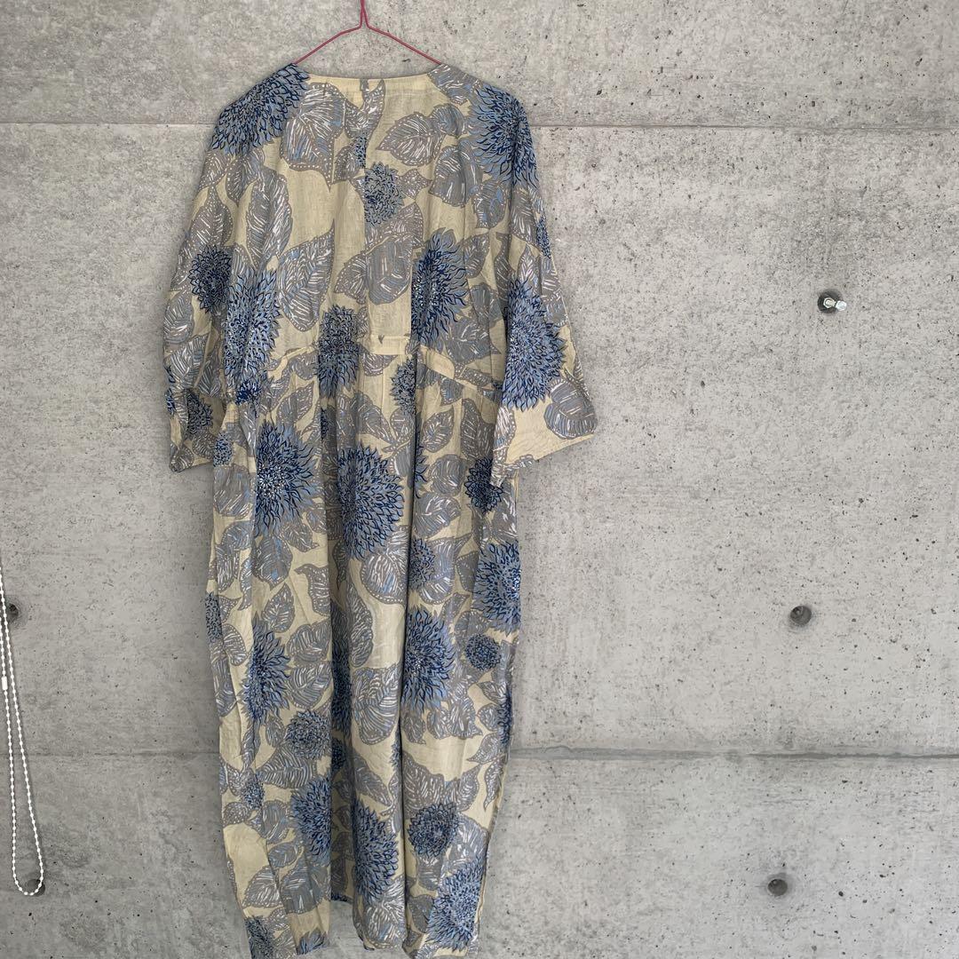 新品　今シーズンANOKHI 花柄 コットンワンピース フリーサイズ