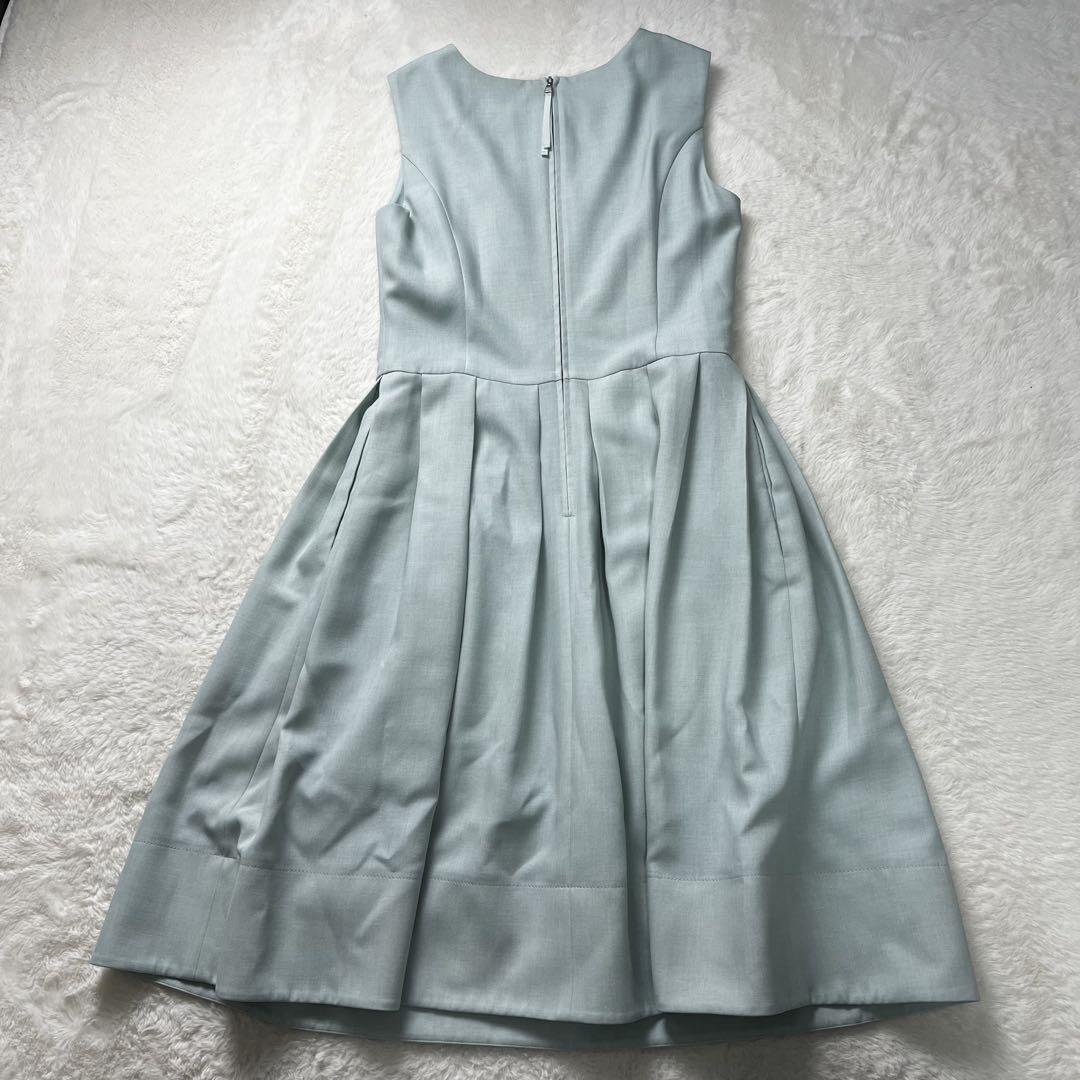 FOXEY NEW YORK ワンピース ベビーブルー フレア 40