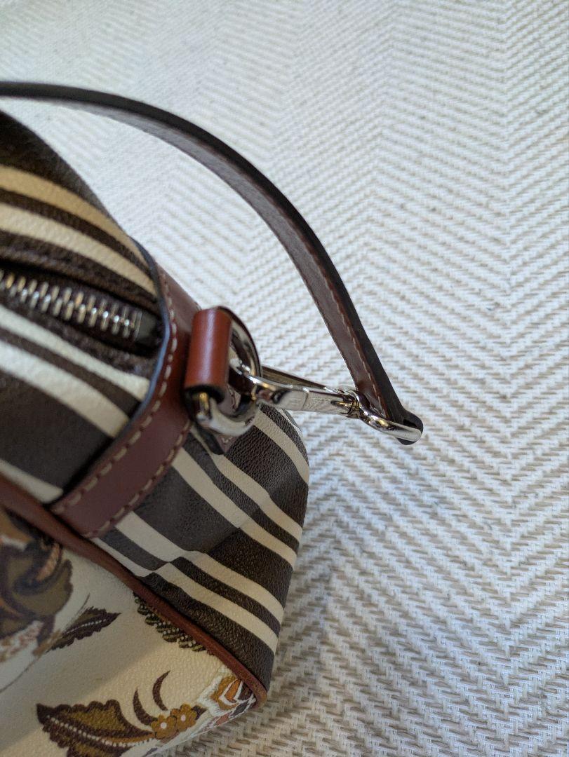 美品 ETRO エトロ ボタニカル 2way ショルダー ミニボストン