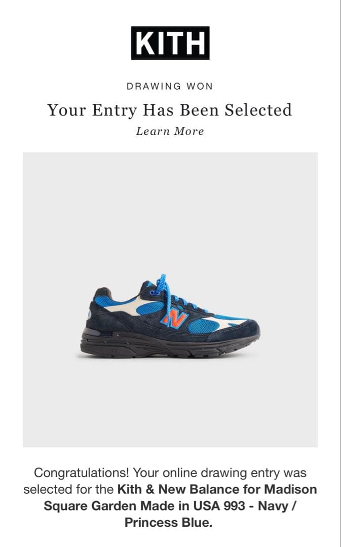 Kith x New Balance 993 Madison Square