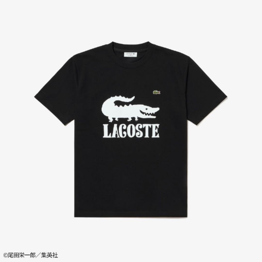 Lacoste x ONE PIECE』 ワニキャラクター Tシャツ ブラック
