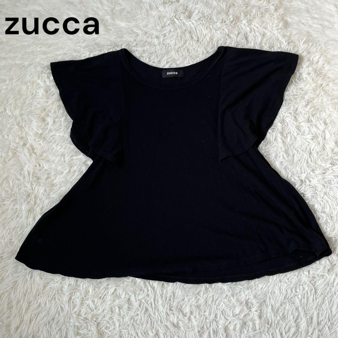 zucca ズッカ カットソー ブラック Tシャツ フレア 変形