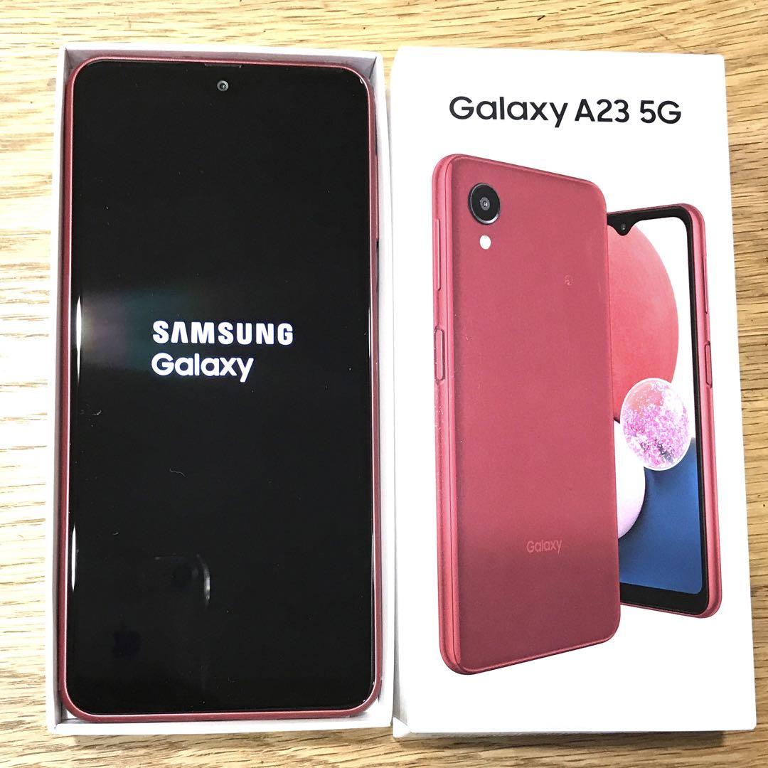 Galaxy A23 5G レッド 64 GB UQ mobile