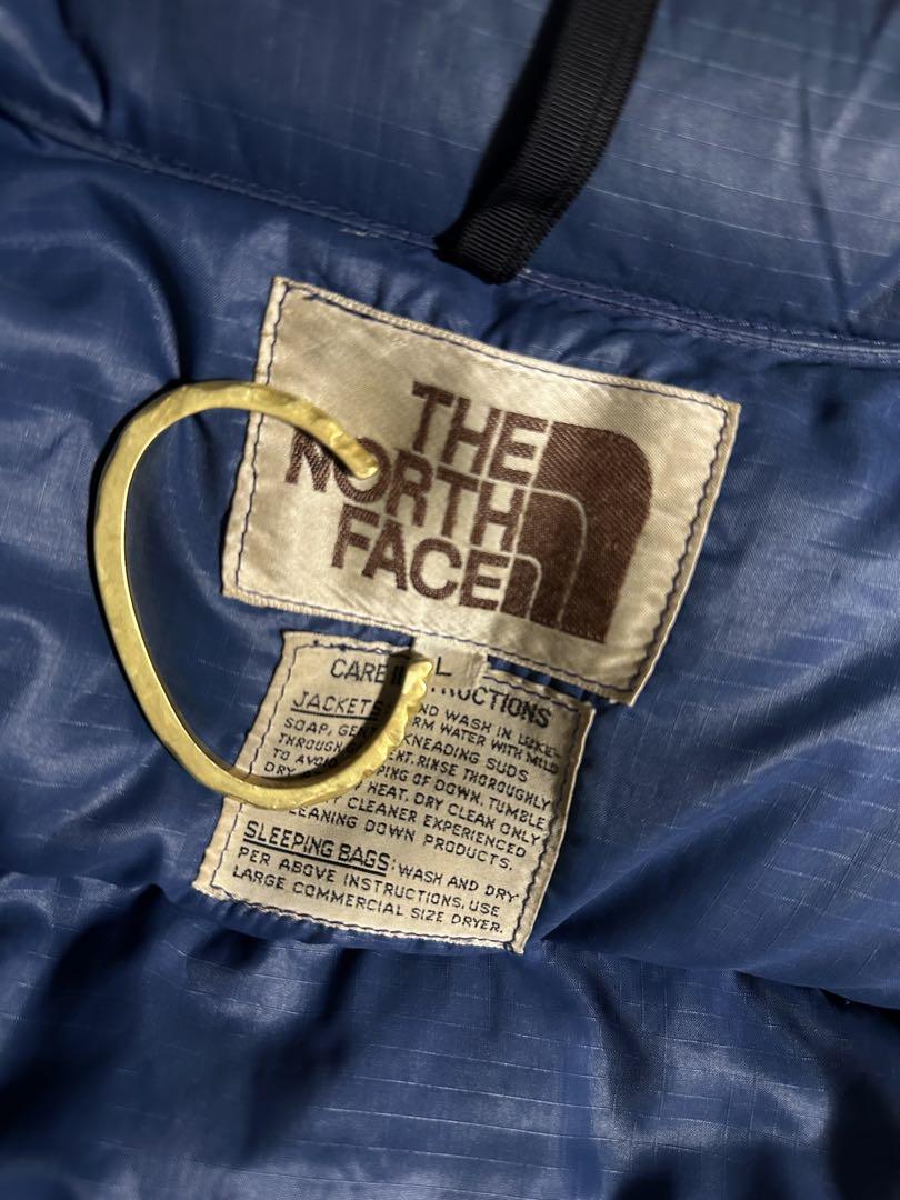茶タグ　THE NORTH FACE ダウンベスト 70s