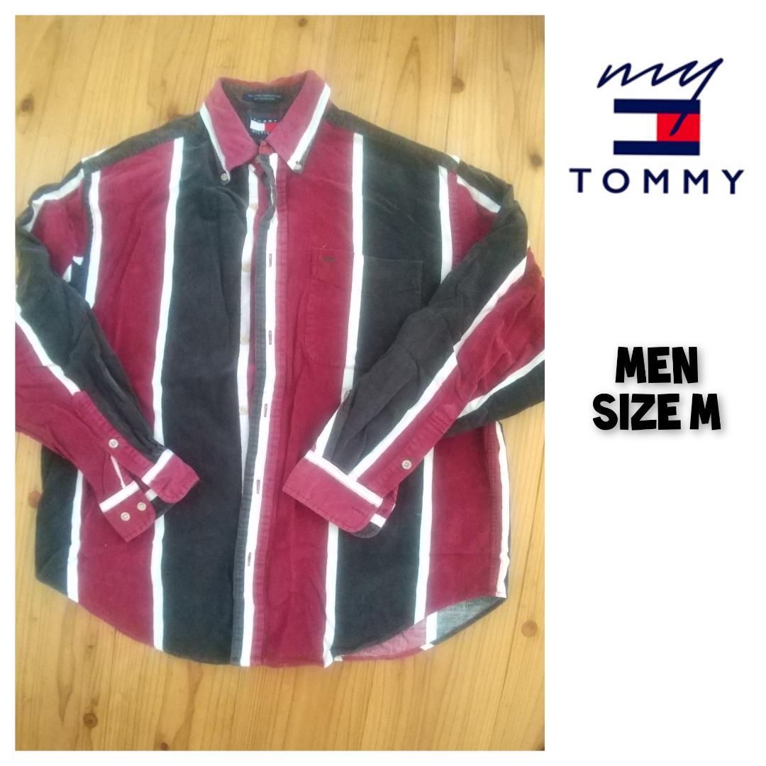 TOMMY HILFIGER ビンテージ　コーデュロイ　シャツ　(M)