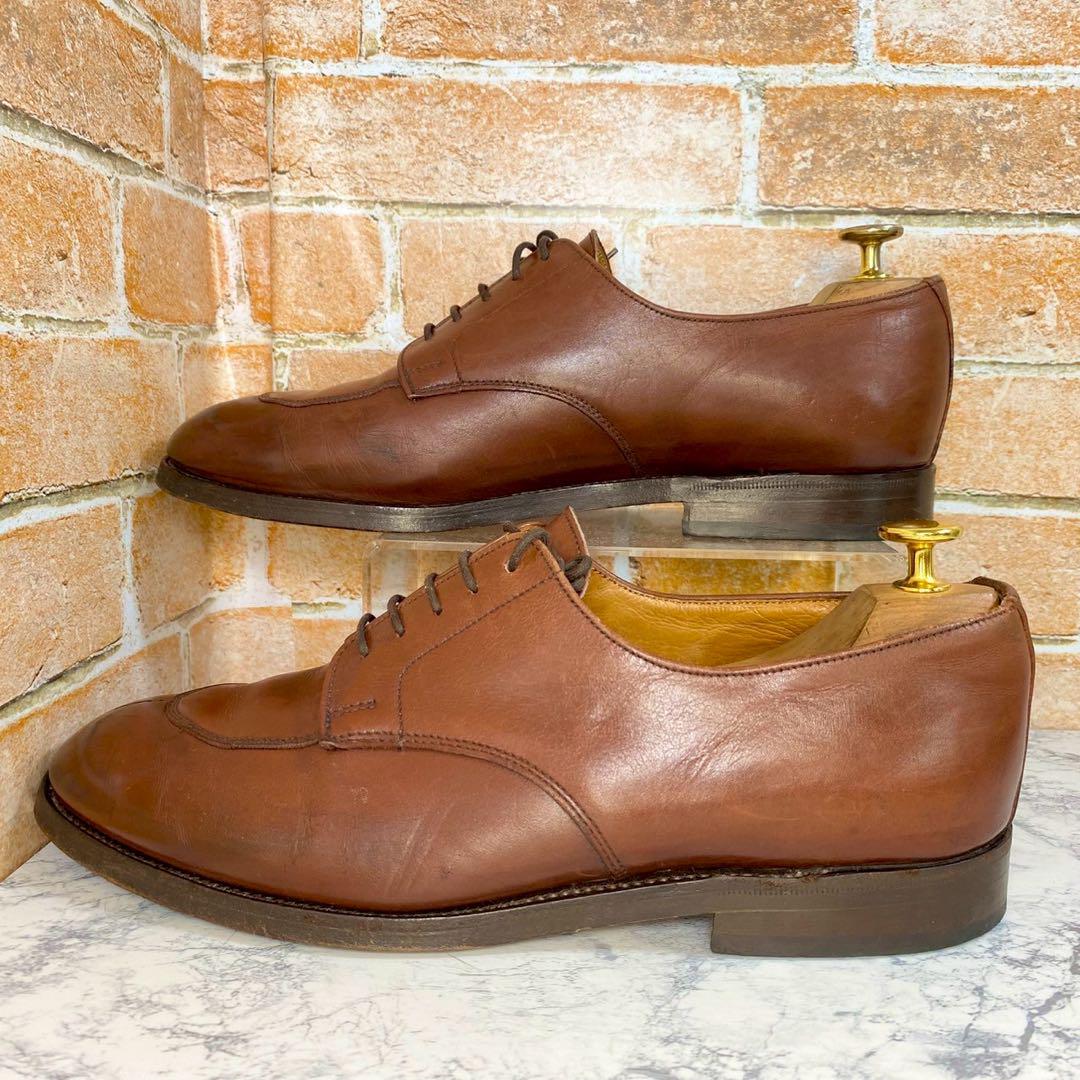 【メンズブランド革靴】アルフレッドサージェント UK8.5 Uチップ ブラウン