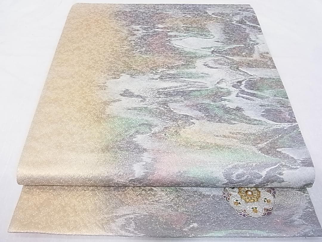 ♦︎きもの結♦︎純金螺鈿本真珠　光粋憲一　袋帯　未使用品　正絹♦︎70