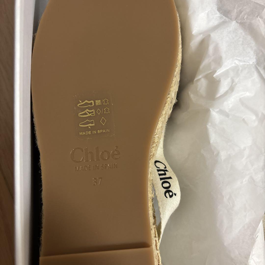 Chloé エスパドリーユ サンダル 37 夏
