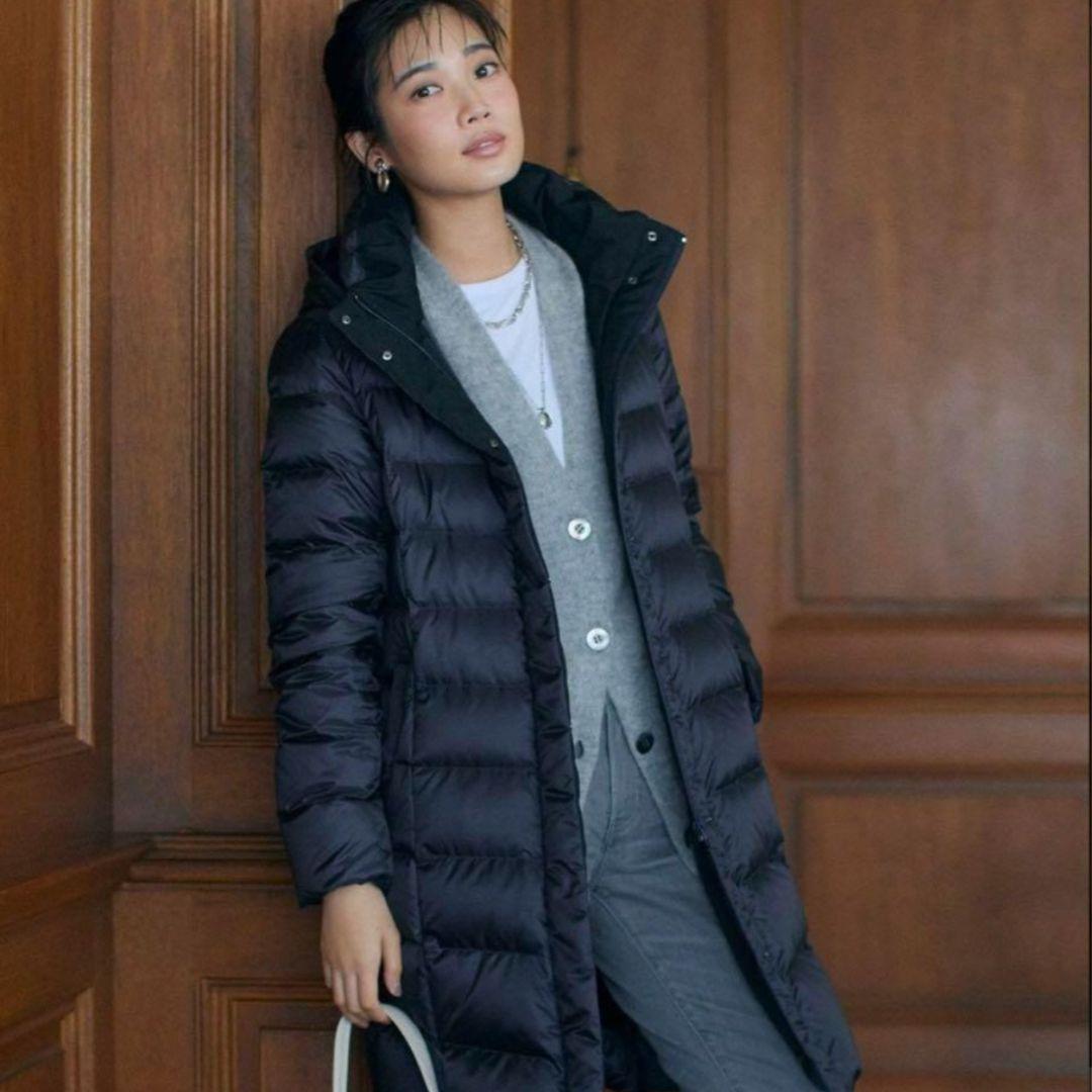 専用　23区希少44 3Lシレータフタロングダウンコート最高級ラクーンファー