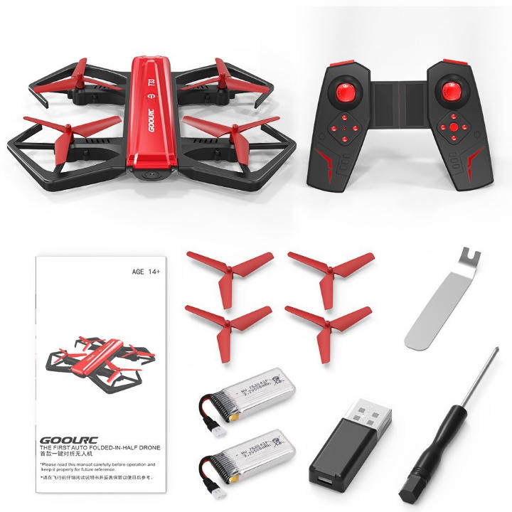 ドローン 720p Wifi FPV カメラ付き 折り畳み式 ポケットラジコン