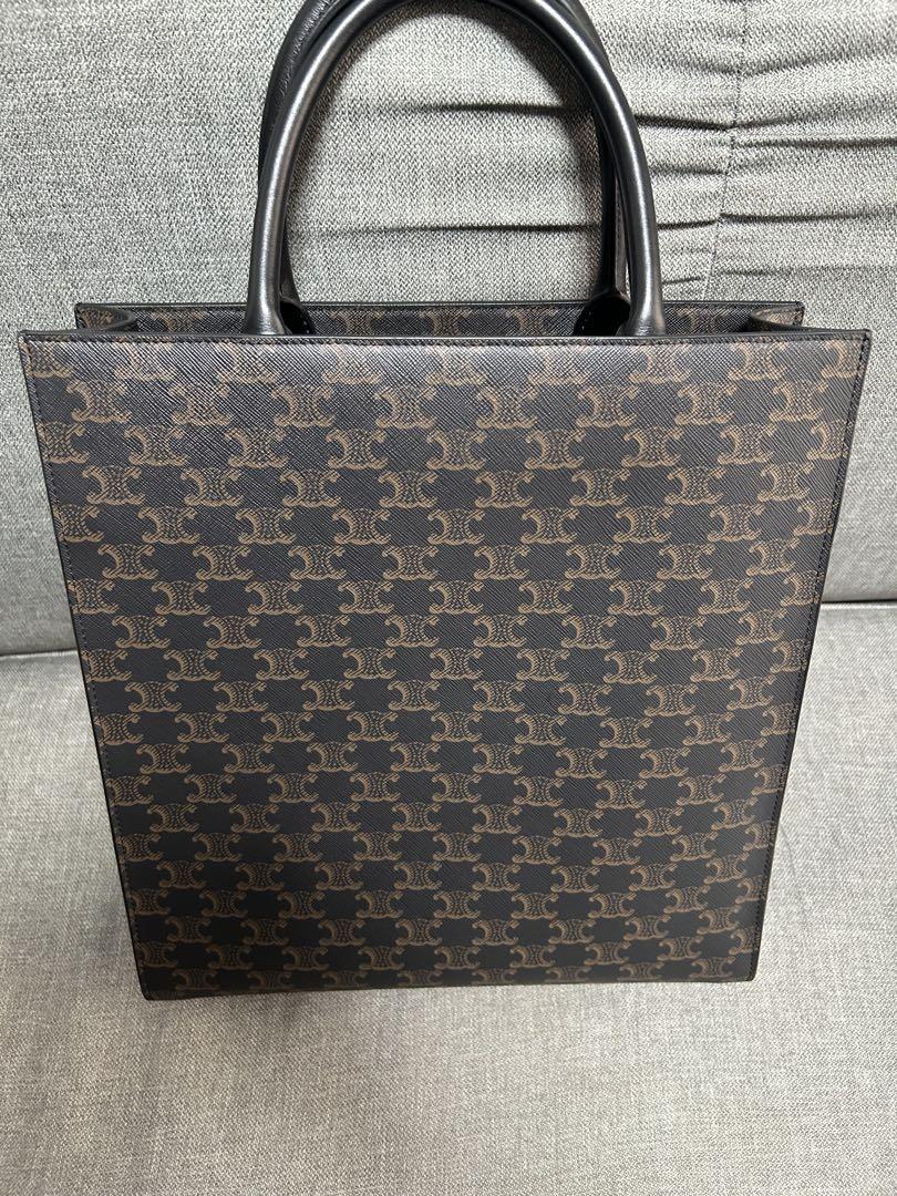 【美品】CELINE トートバッグ バーティカル カバ CELINE セリーヌ バーティカル カバ ラージ ナチュラル/タン