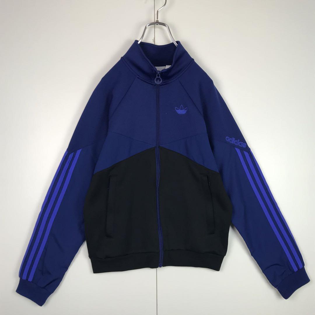 【美品】アディダス　刺しゅうロゴ入りジャージ　希少サイズ　XS H1368