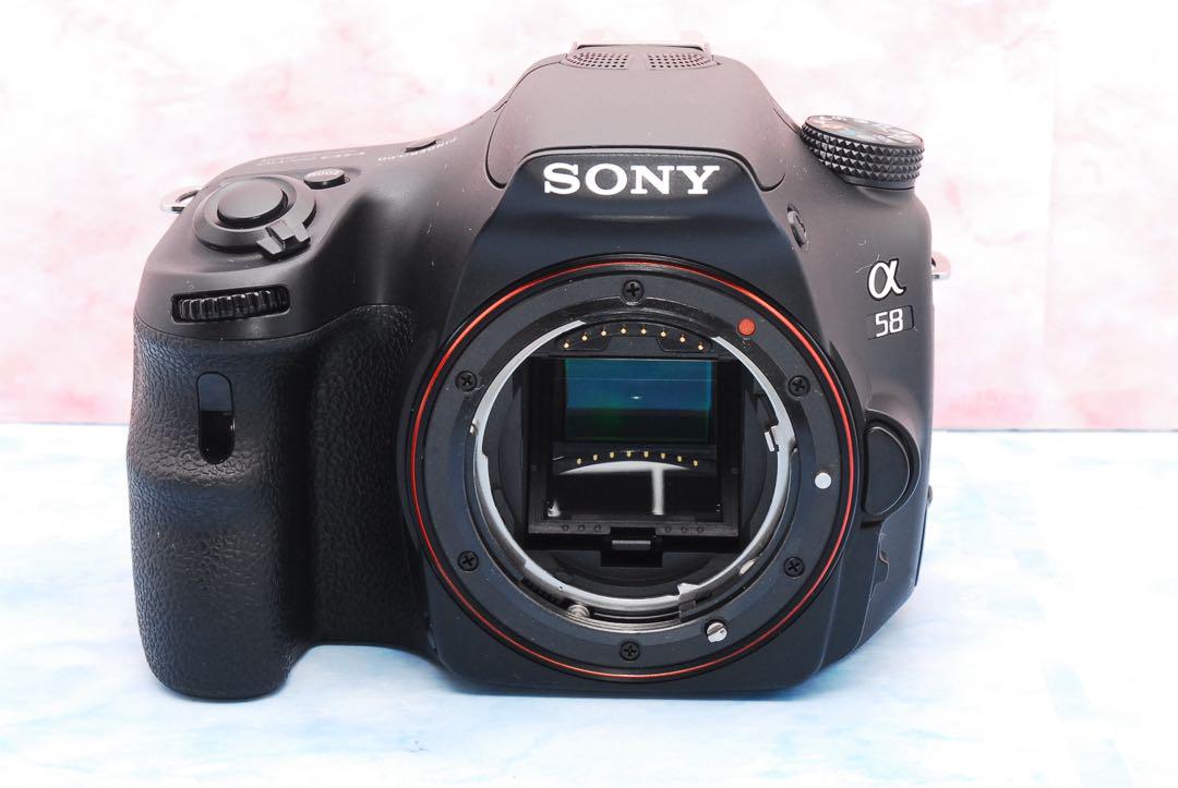 makoソニー SONY α58★ショット数極少＆美品★一眼レフカメラ