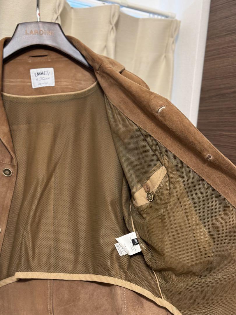 EMMETI × Brilla スウェードシャツジャケット