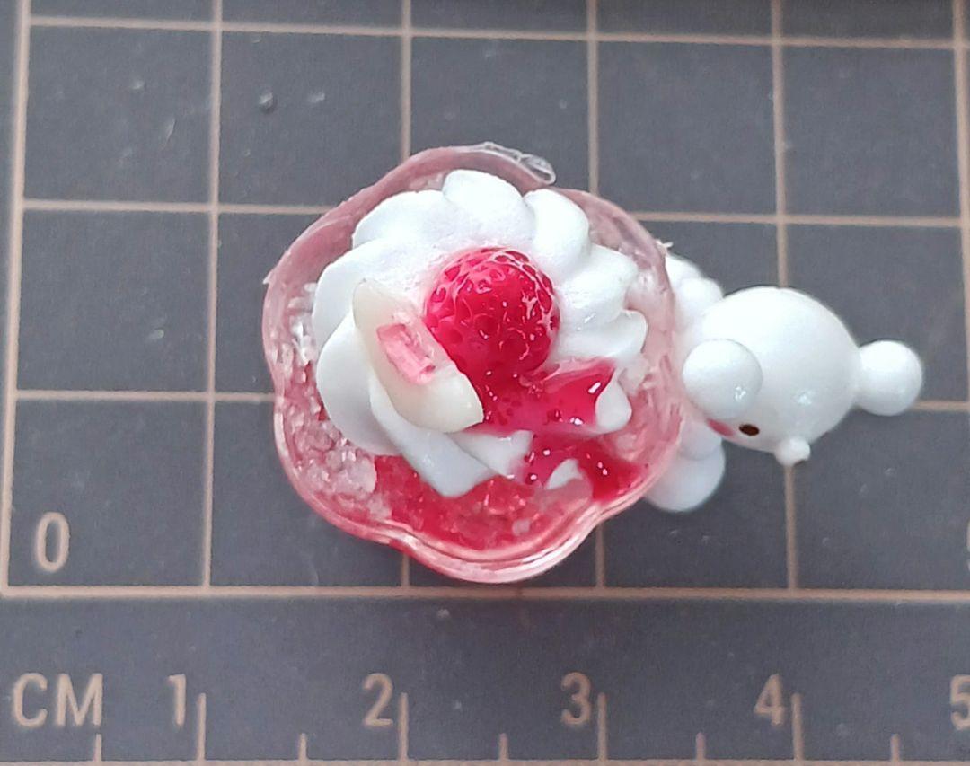 ミニチュアスイーツ しろくまかき氷♡いちご オーダー不可
